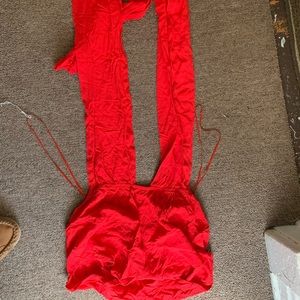 Forever 21 sexy red romper LARGE